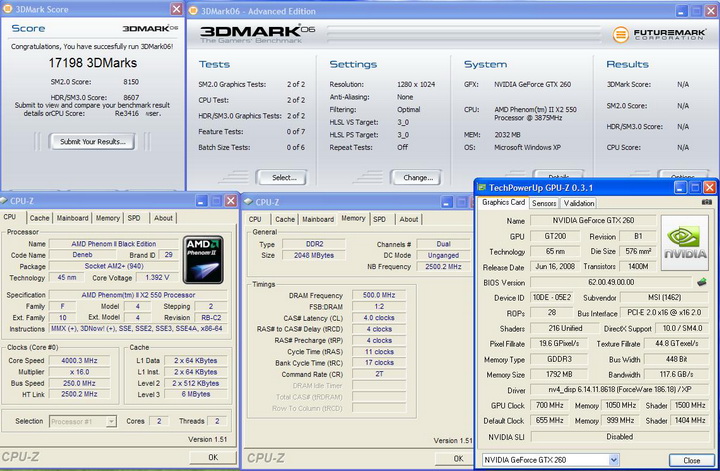 20061 MSI GTX260 Lightning Black Edition 