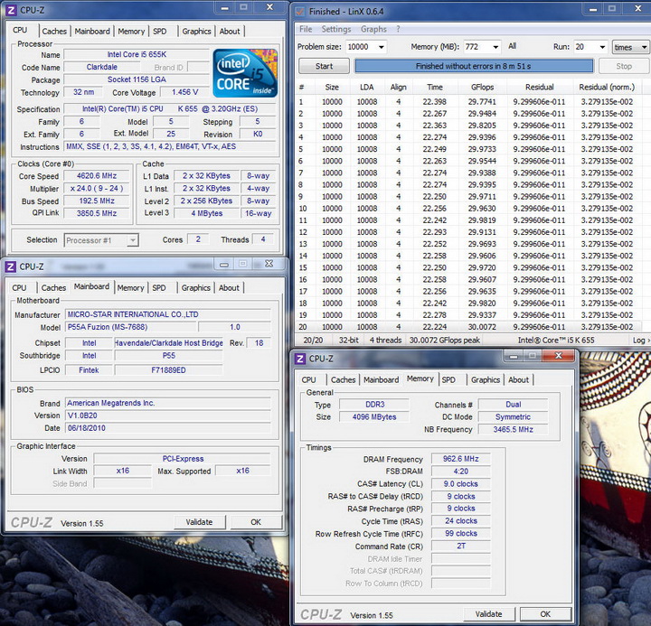 linx MSI P55A Fuzion Review