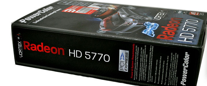 720 PowerColor Radeon HD5770 PCS+ VORTEX 1GB GDDR5 Review