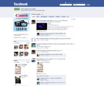 canon facebook แคนนอนเปิดเฟซบุ๊คสร้างแบรนด์ เลอเกรีย เป็นขวัญใจกล้องวิดีโอของชาวอินเตอร์เน็ต