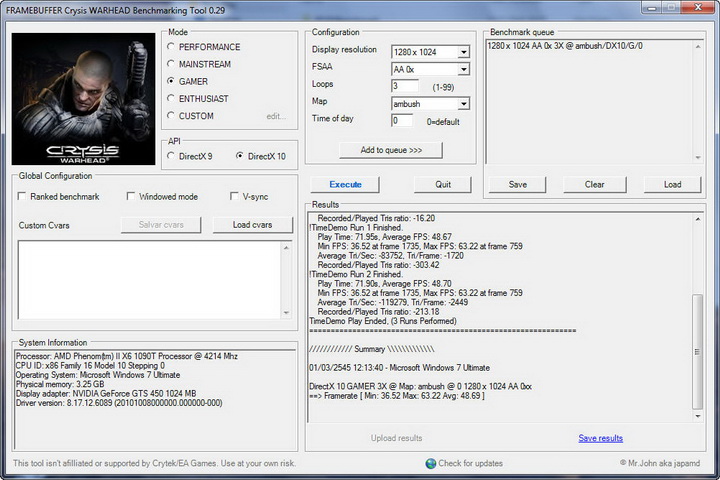 crysis3 Asus ENGTS450 TOP Review
