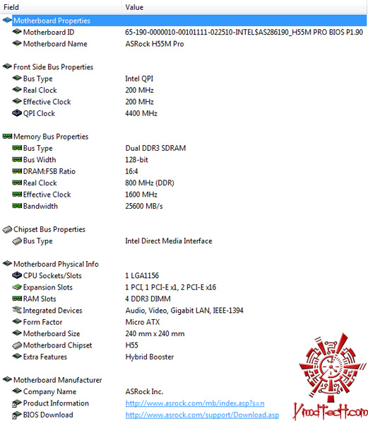 everest mb ASROCK H55M Pro Motherboard Review