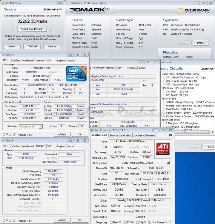 5850 05 def ASUS EAH5850 DDR5 Review