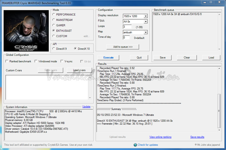 5850 crysiswh def ASUS EAH5850 DDR5 Review