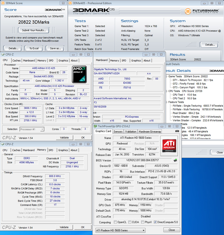 05 oc ASUS EAH5670 1GB DDR5 Review