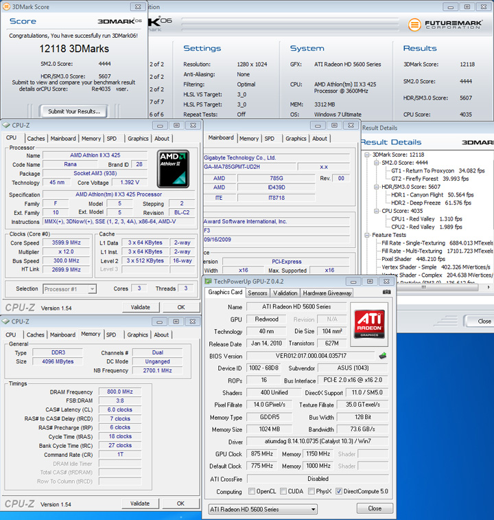 06 oc ASUS EAH5670 1GB DDR5 Review