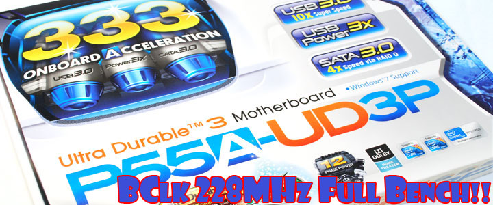 post gt220 01 GIGABYTE GA P55A UD3P Full Benchmark Review