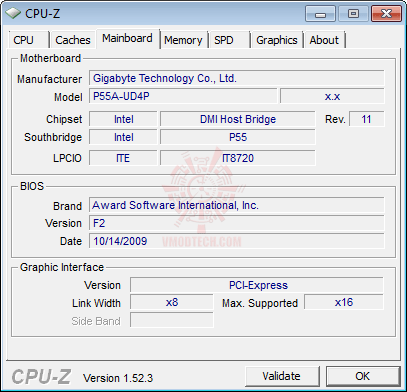 cpuz3 GIGABYTE GA P55A UD4P Full Benchmark Review