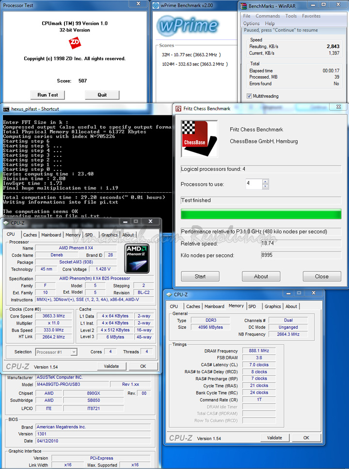333 v ASUS M4A89GTD PRO/USB3 Motherboard Review