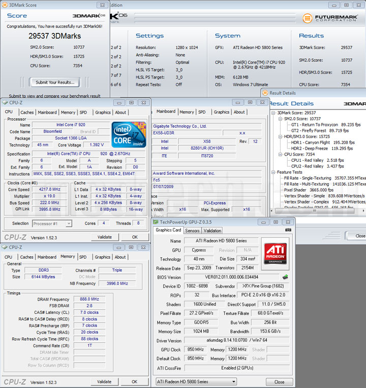 06 2 XFX ATI Radeon HD5870 DX11 Graphic Card Review (CrossfireX) 
