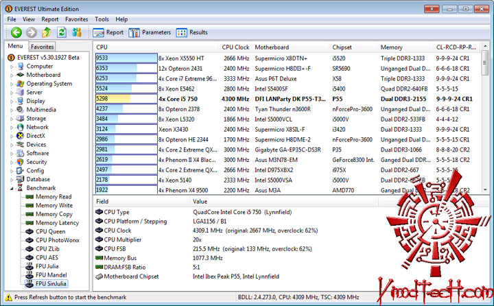 everest072 DFI DK P55 T3eH9 Review