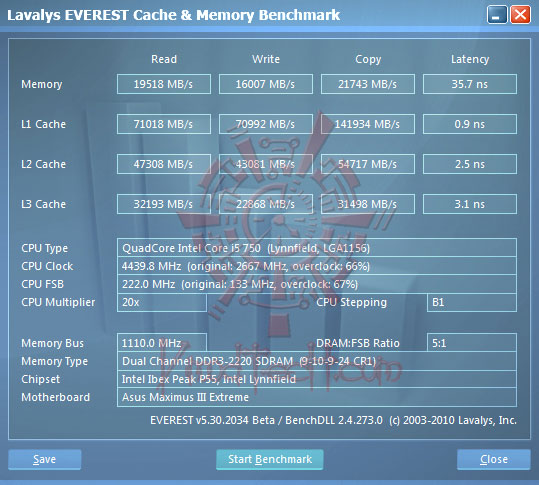 everest 01 ASUS MAXIMUS III Extreme Motherboard Review