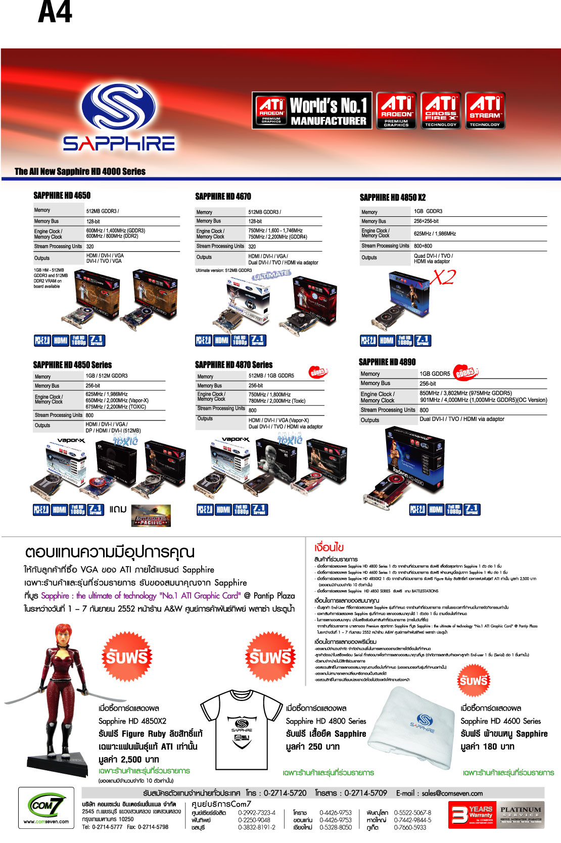 final-brochure final brochure โปรโมชั่นจาก Sapphire ในงาน Ultimate technology with Sapphire @ Pantip Plaza