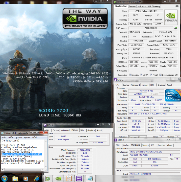 800 1000 dx9 finalfantasy 7700 717x720 GALAXY nVidia Geforce GTX480 : Review