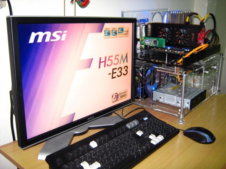 system test 720x540 MSI : H55M E33  [Review]