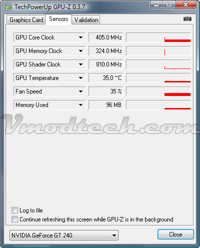 gt240 gpuz 037 1 GALAXY NVIDIA GT240 DDR5 512MB 