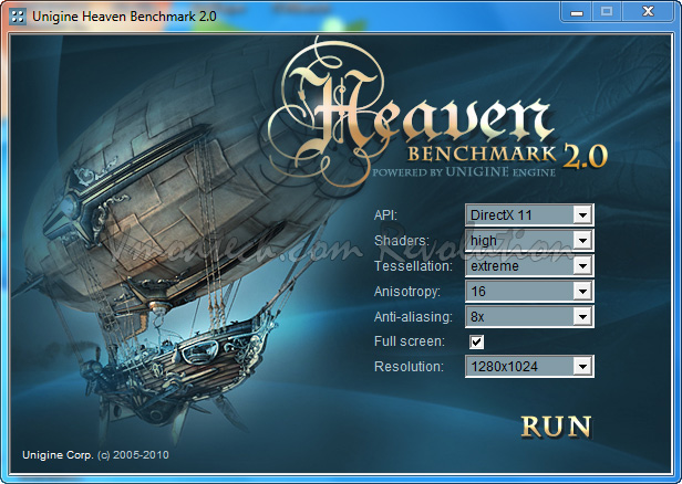 heaven Palit Geforce GTX470 1280MB DDR5 Overclock Test