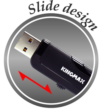 kingmax pd 02 slide Simplicity is always the fashion KINGMAX PD 02 USB flash drive