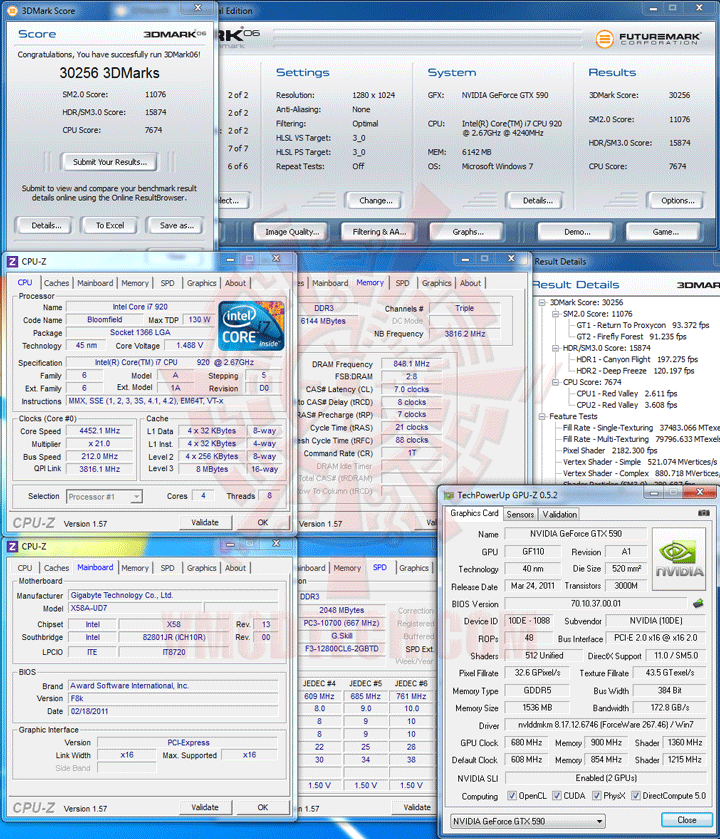 06 b NVIDIA GeForce GTX 590 3GB GDDR5 Debut Review