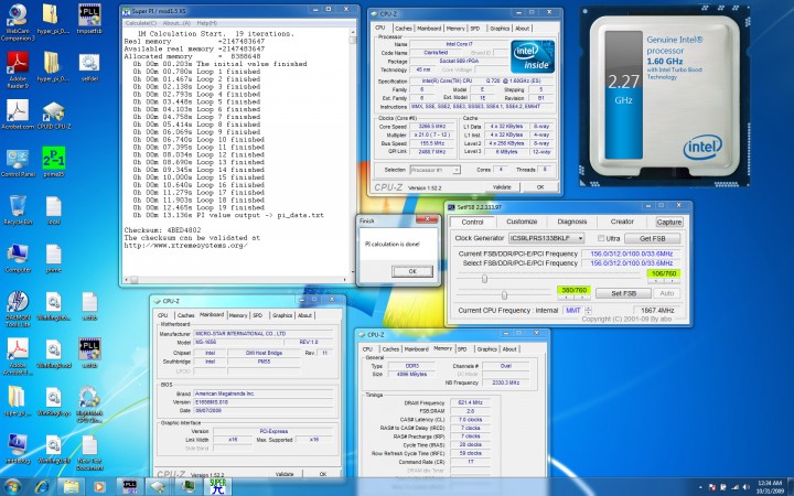 pi1m oc MSI GT640 Performance & OVERCLOCK !! กับซีพียู Core i7 Q720 m