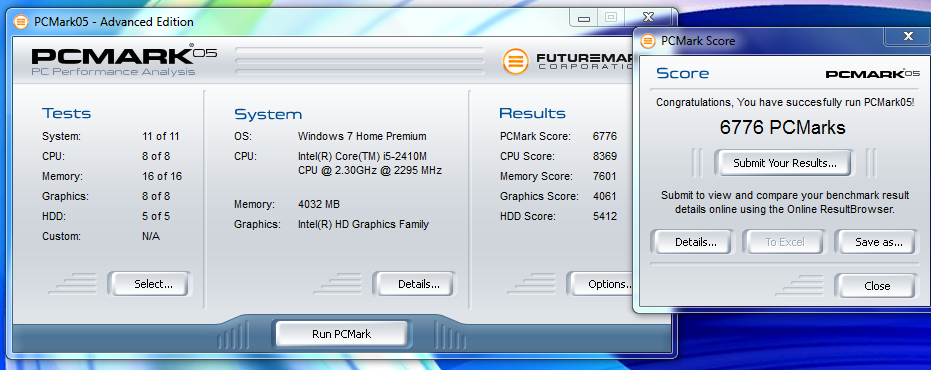 pcm05 Review : Toshiba Satellite E300