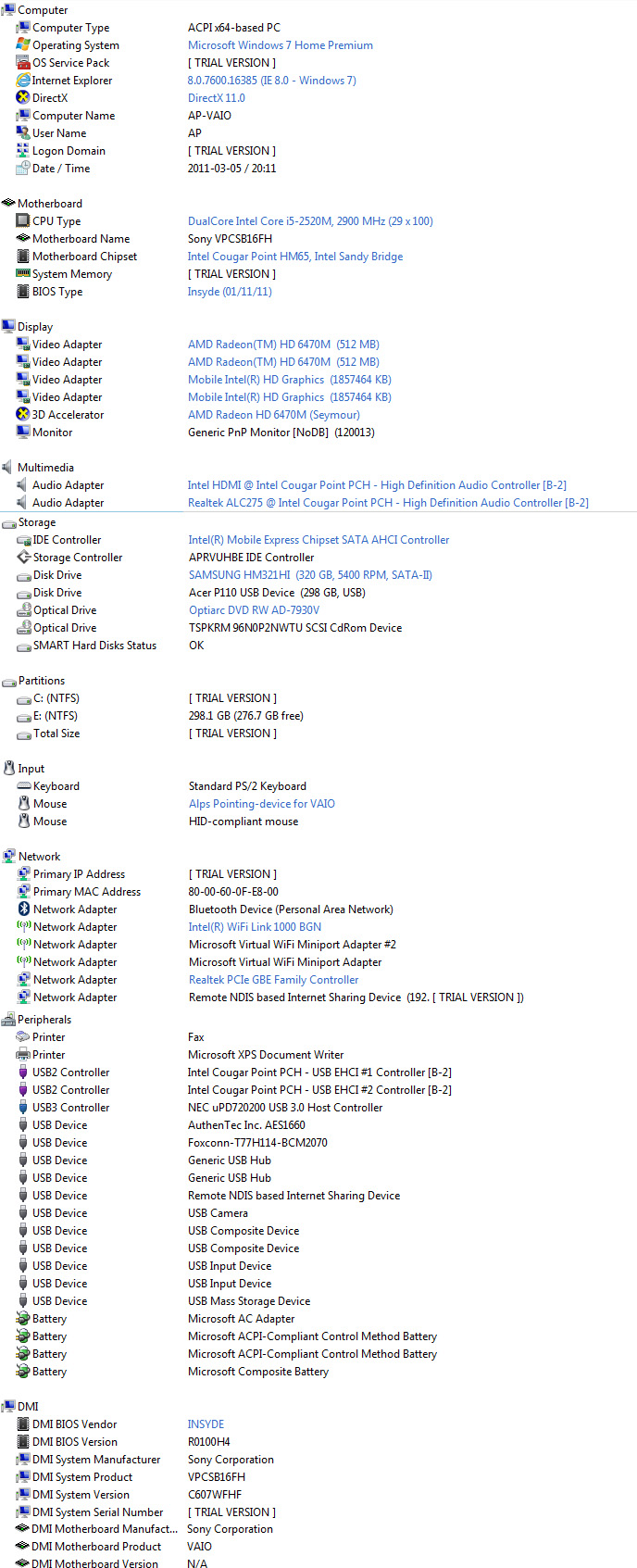evin Review : Sony VAIO SB Ultra portable 13.3 Notebook