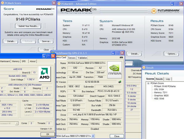 pcmark051 AMD Athlon™II X2 250 Review