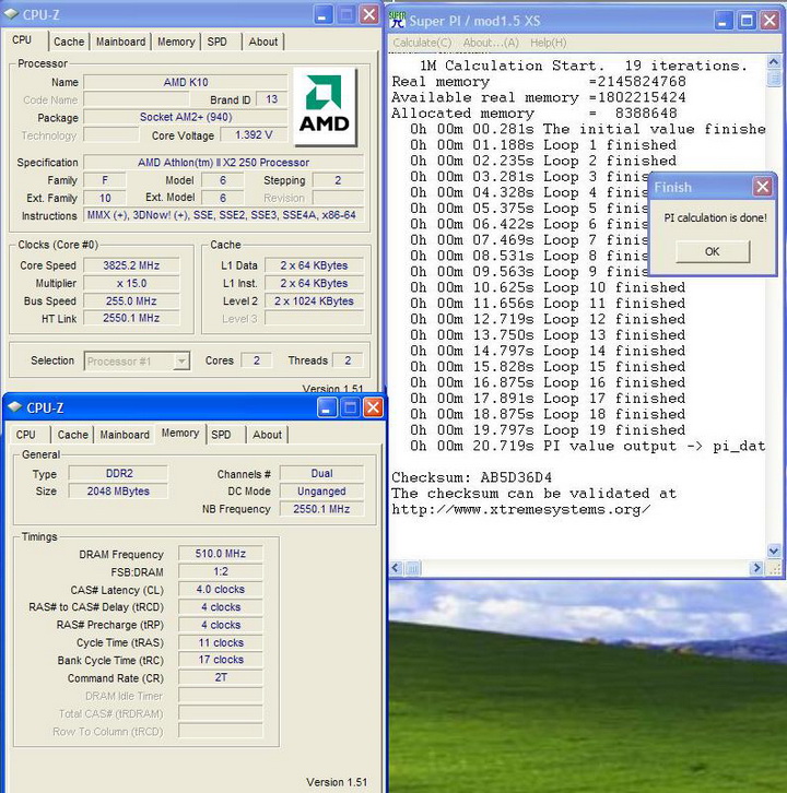 pi1m2 AMD Athlon™II X2 250 Review
