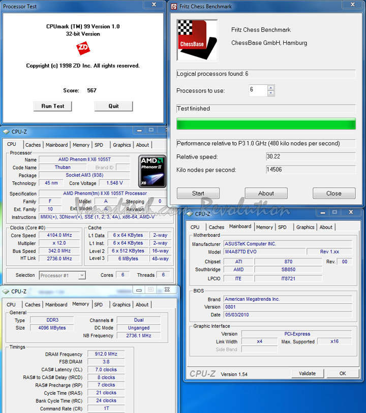processor ASUS M4A87TD EVO Motherboard Review
