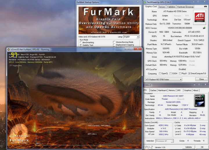 temp10 PowerColor Radeon HD5770 PCS+ VORTEX 1GB GDDR5 Review