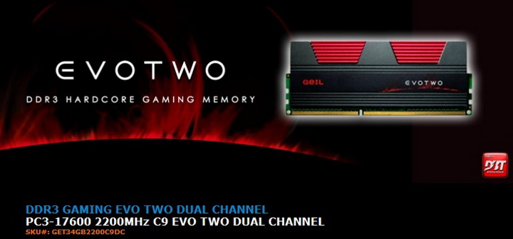 g1 11 Review GEIL EVO TWO DDR3 PC 17600