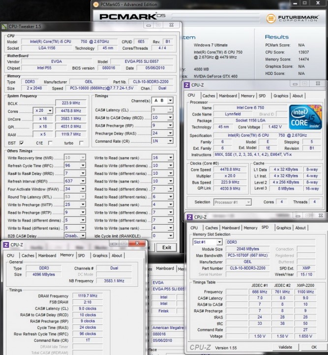 pcmark05 i5 667x720 Review GEIL EVO TWO DDR3 PC 17600