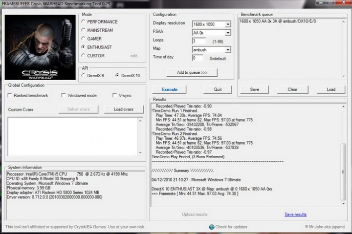 warhead2 warhead2 720x479 MSI ATI Radeon R5870 LIGHTNING Review