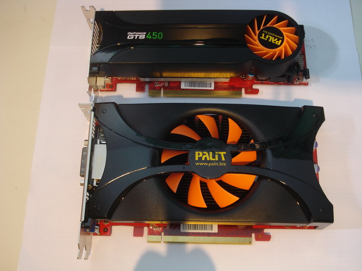 compare REVIEW:PALIT GeForce GTS 450 Low Profile 1GB GDDR5