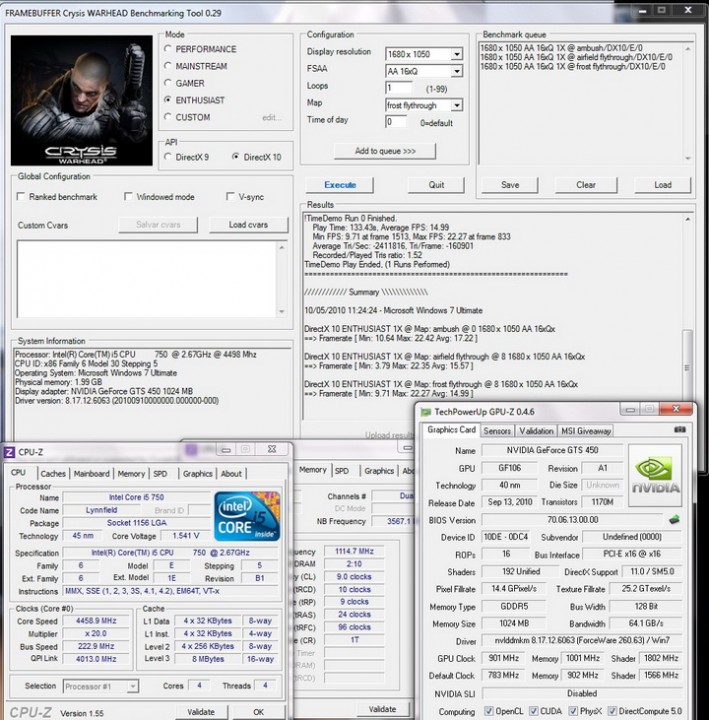 crysis aa 1 709x720 REVIEW:PALIT GeForce GTS 450 Low Profile 1GB GDDR5