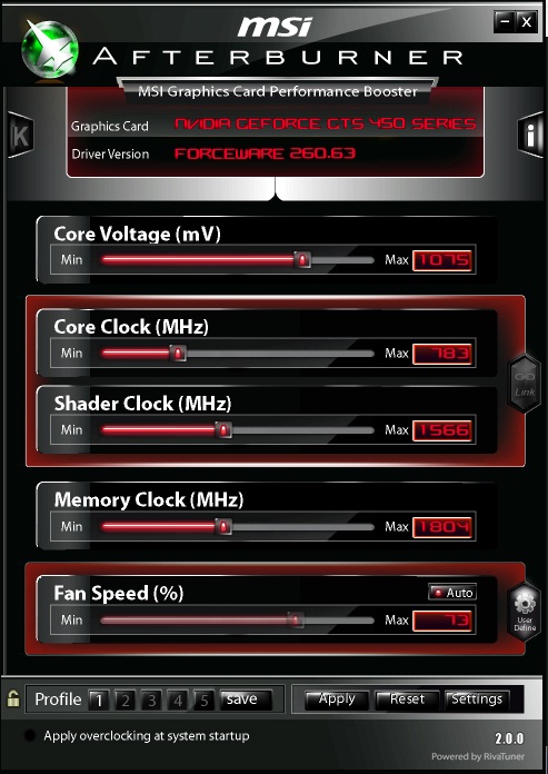 msi REVIEW:PALIT GeForce GTS 450 Low Profile 1GB GDDR5