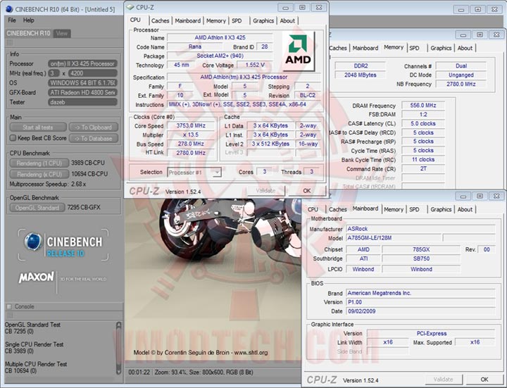 c10x3 AMD Athlon II X3 425 Unlocks Core & L3 Cache Review