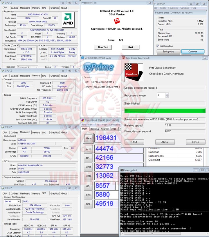 varietyx3 AMD Athlon II X3 425 Unlocks Core & L3 Cache Review