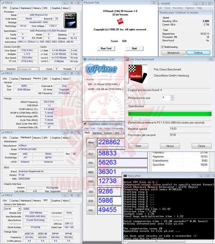 varietyx4 AMD Athlon II X3 425 Unlocks Core & L3 Cache Review