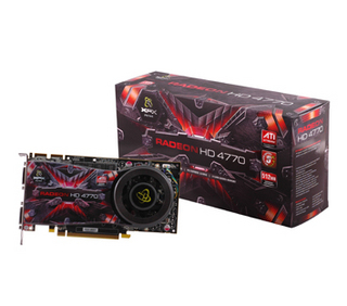hd477aydfcboth thumb ARC พร้อมส่ง การ์ดแสดงผล ยี่ห้อ XFX ATI Radeon HD4770 กับสถาปัตยกรรม 40 นาโนเมตร