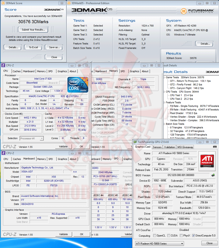 05 df ASUS EAH5830 DirectCU HD 5830 1GB GDDR5 Review