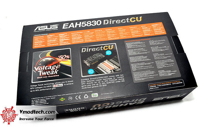 dsc 0064 ASUS EAH5830 DirectCU HD 5830 1GB GDDR5 Review