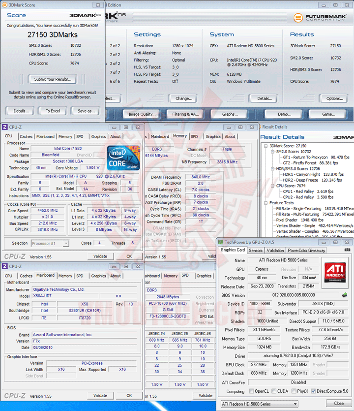 06 oc ASUS EAH5870 V2 HD 5870 1024MB DDR5 Review