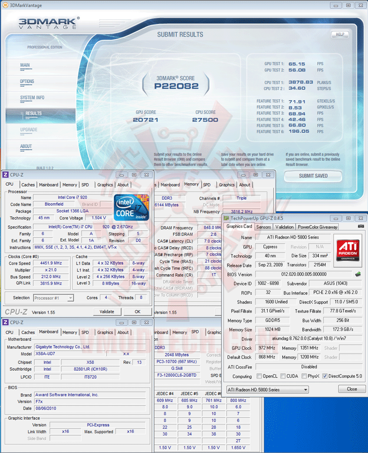 07np oc ASUS EAH5870 V2 HD 5870 1024MB DDR5 Review
