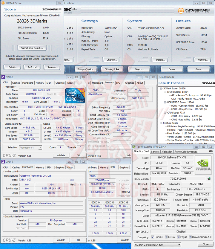06 oc ASUS ENGTX470 GeForce GTX 470 1280MB DDR5 Review