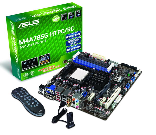 asus m4a785g htpc อัสซุส มาเธอร์บอร์ด รุ่น M4A785G HTPC รองรับสุดยอดคุณภาพเสียงเพื่อความบันเทิงระดับโฮมเธียเตอร์