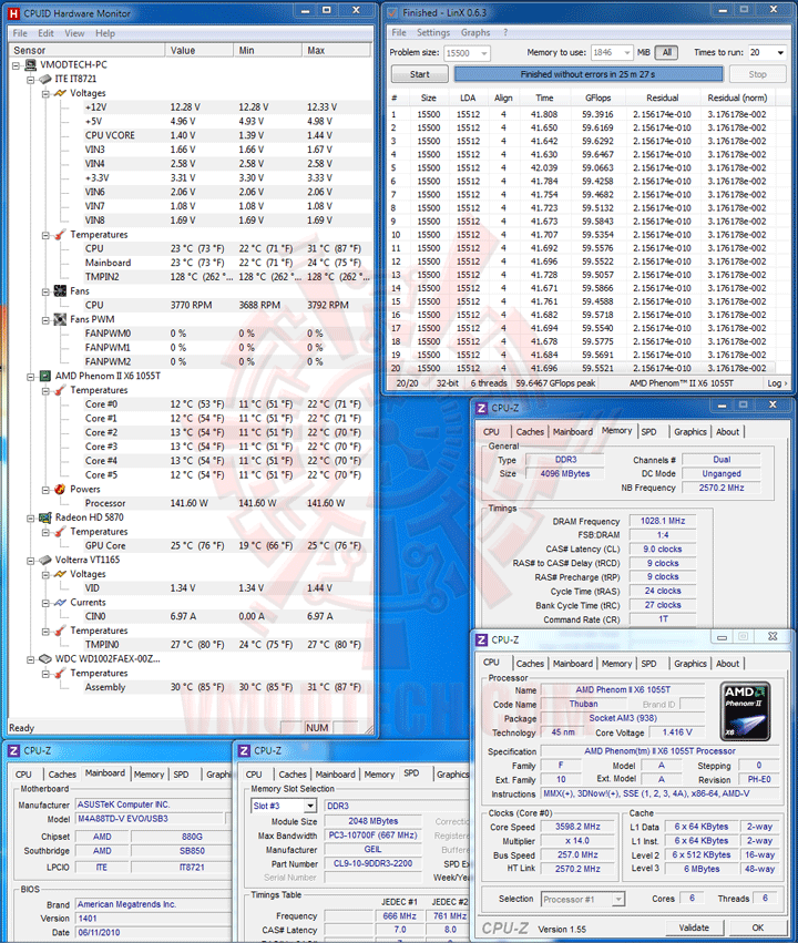 linx 1028 ASUS M4A88TD V EVO/USB3 Xtreme Design Motherboard Review