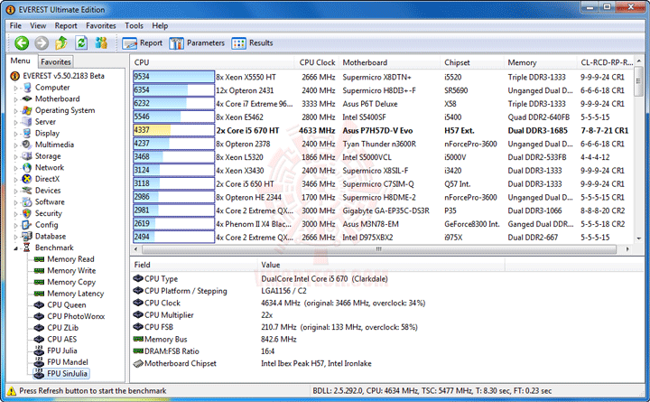 e8 ASUS P7H57D V EVO Motherboard Review
