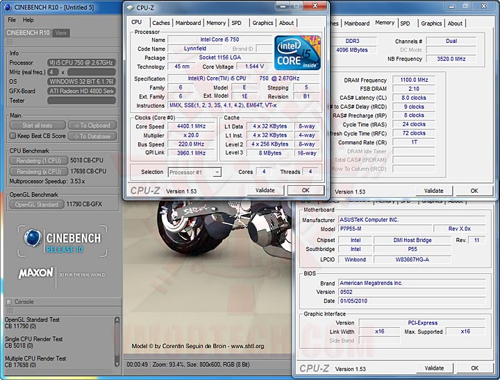 cb10 ASUS P7P55 M : Review