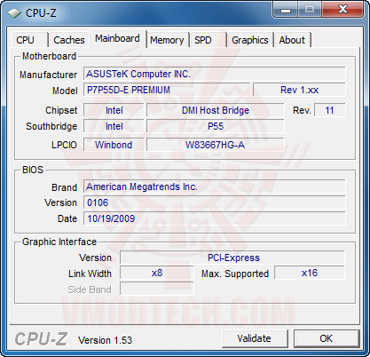 cpuz3 ASUS P7P55D E Premium : Review